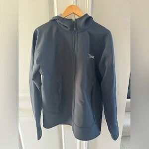 Sitka Black Alpha Fleece Hooded Jacket